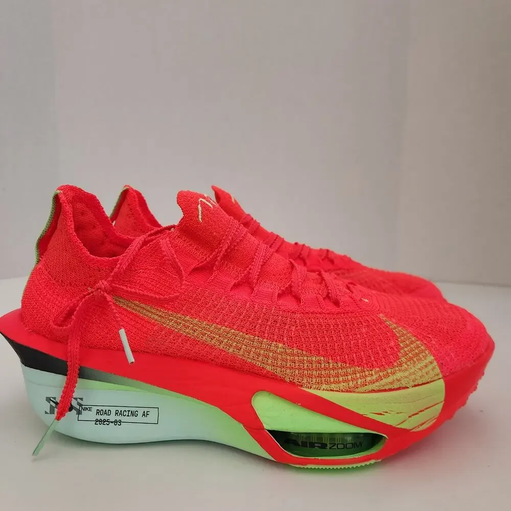 Women's Alphafly 3 (600 - Bright Crimson/Cave Purple-Lime Blast) US 10.5